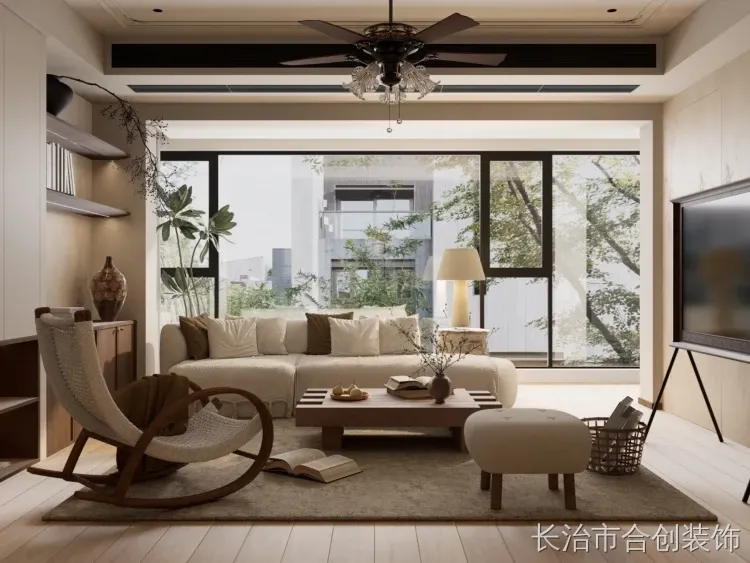 原木风装修案例图