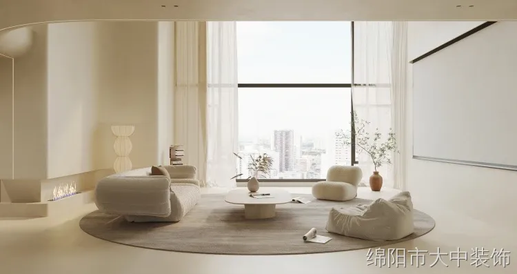 奶油风装修案例图
