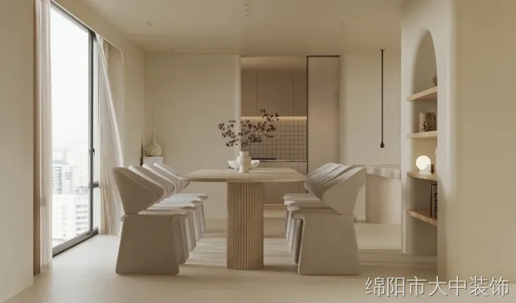 奶油风装修案例图
