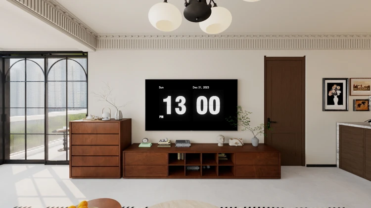 驻马店云栖缦镜 128㎡中古风全屋设计｜紫名都装饰专属交房户型方案