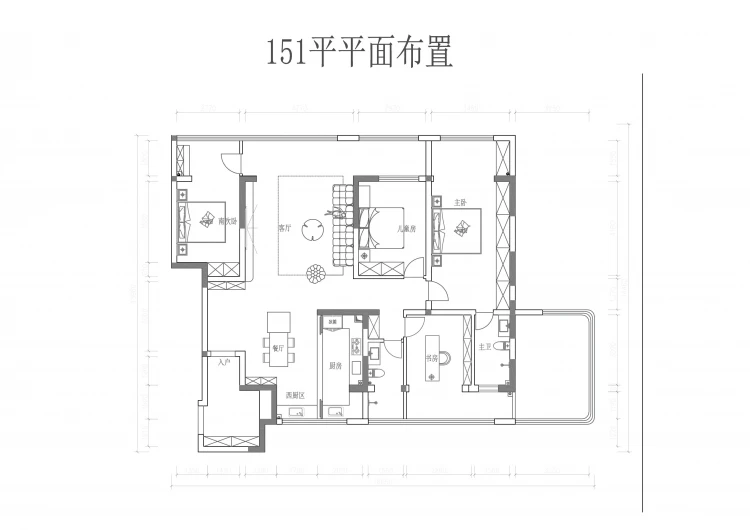 驻马店青云锦绣151平方米平面布置图.jpg