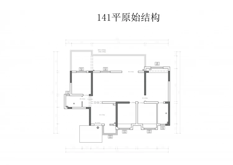 驻马店阳光云著141平方米原始结构图.jpg