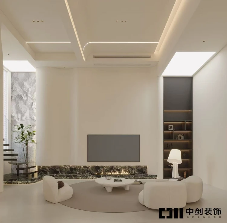 奶油风装修案例图
