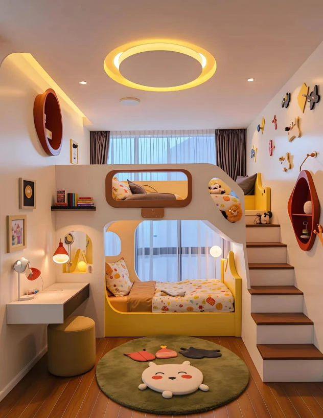 儿童房装修案例图