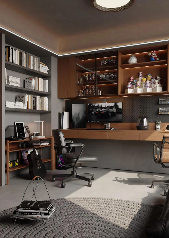 书房装修案例图