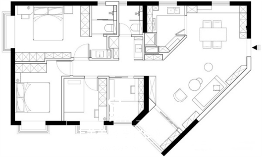 5口之家现代风室内设计，简约实景！