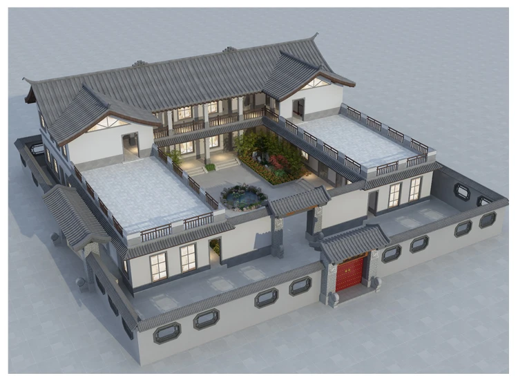 小亿筑家|四合院-二层