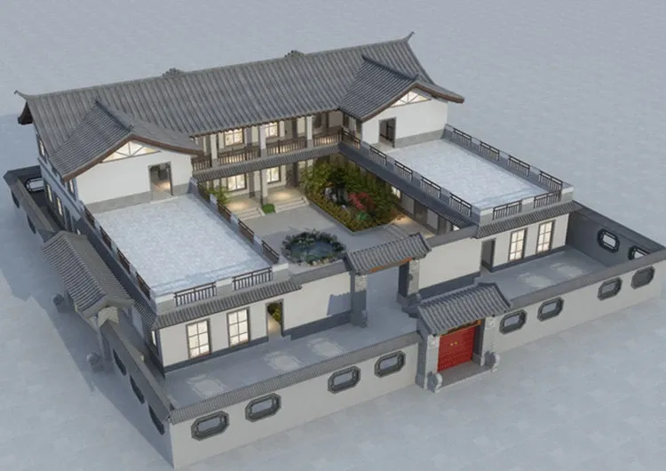 小亿筑家|四合院-二层