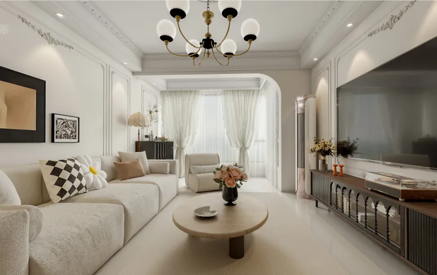 汉水华城御苑127㎡法式中古风