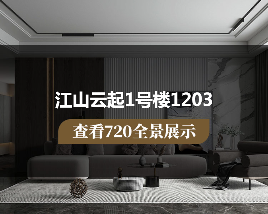 江山云起1#1203全景效果图