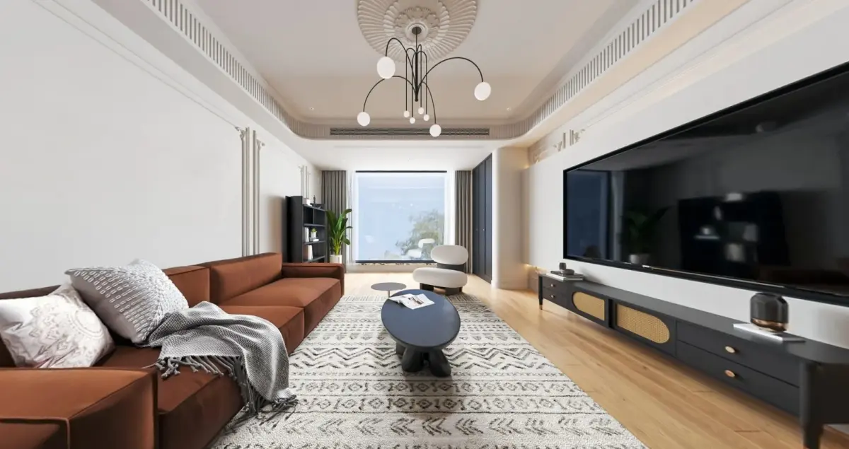 轻法式平层设计的绝美质感