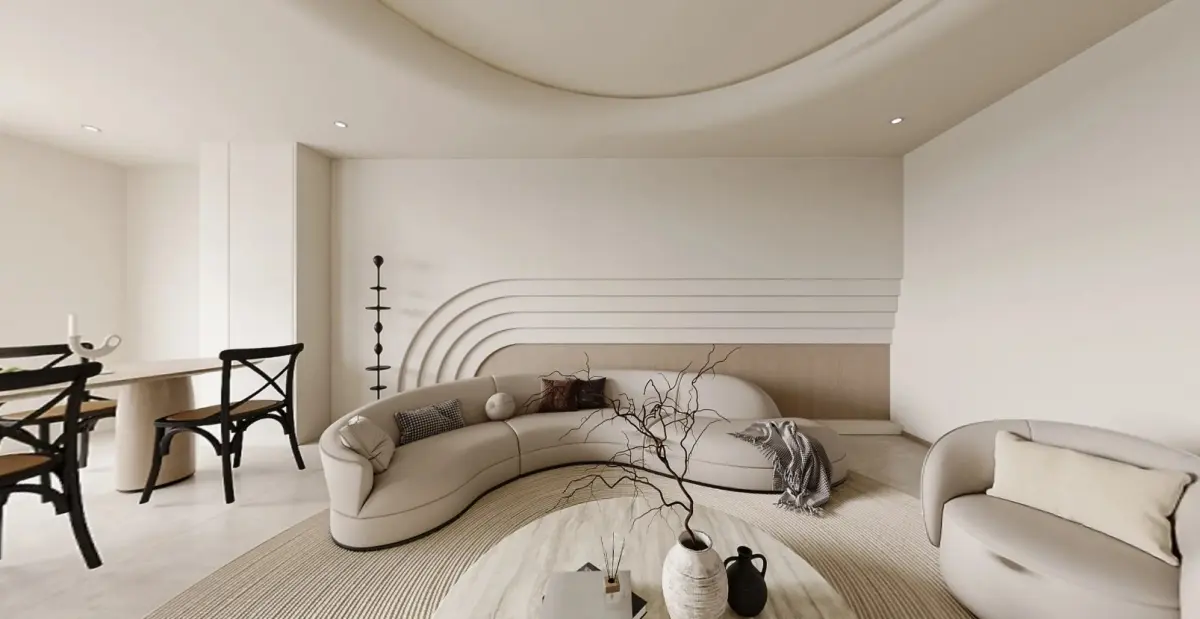 纯净简约优雅柔和的简约风