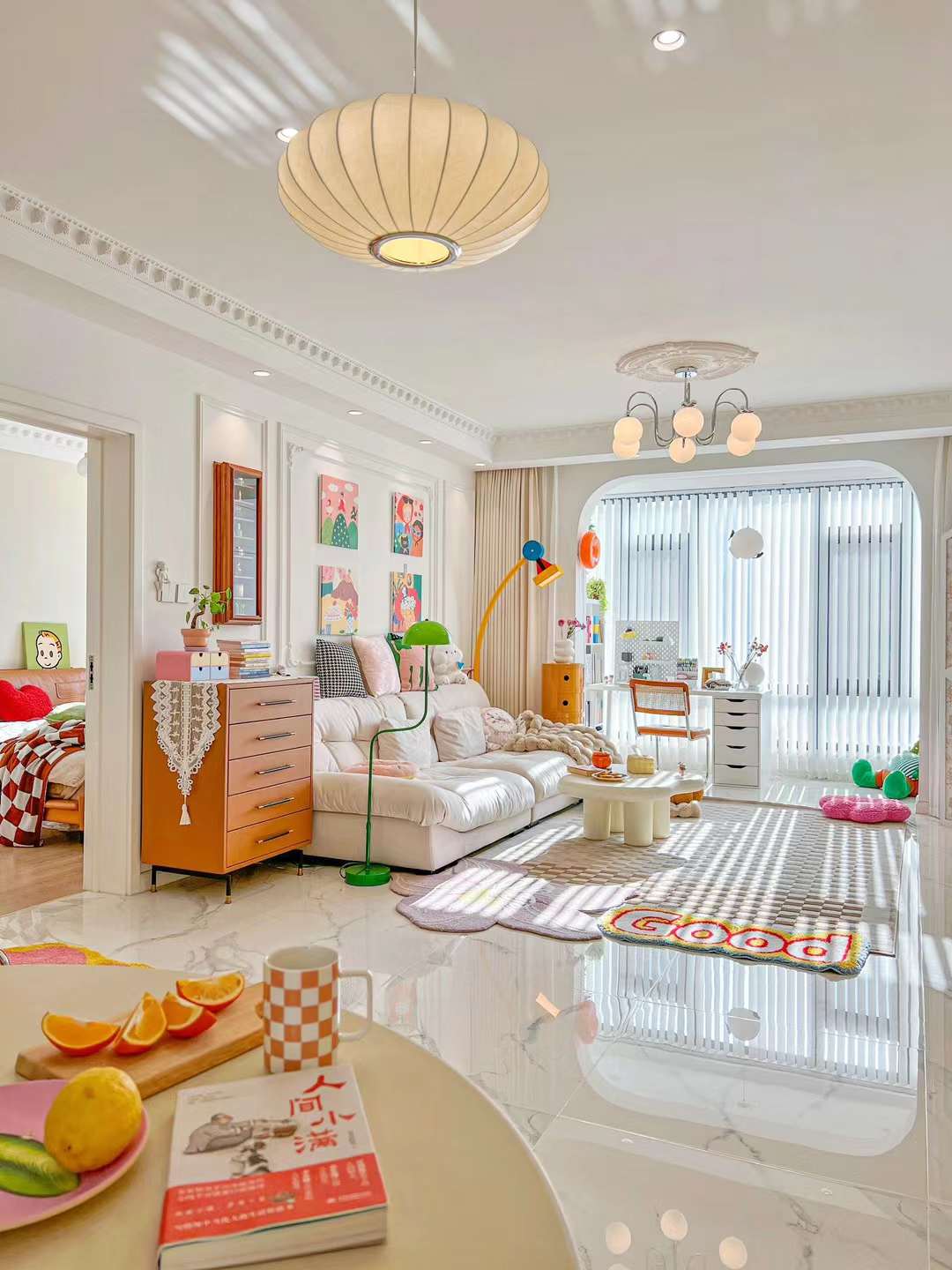 奶油风装修案例图