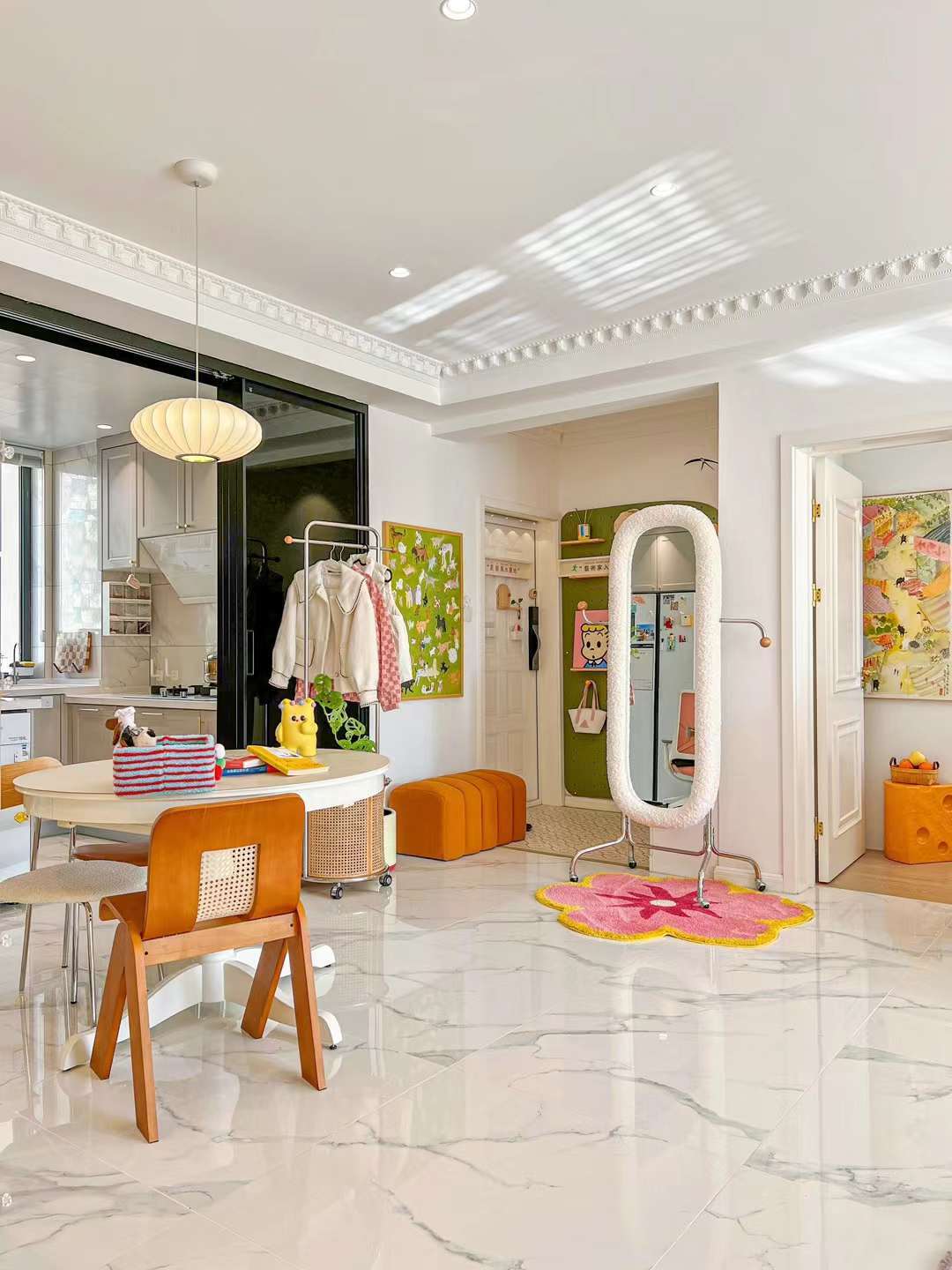 奶油风装修案例图