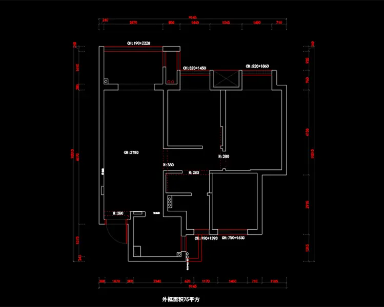 宁江府75㎡-现代风