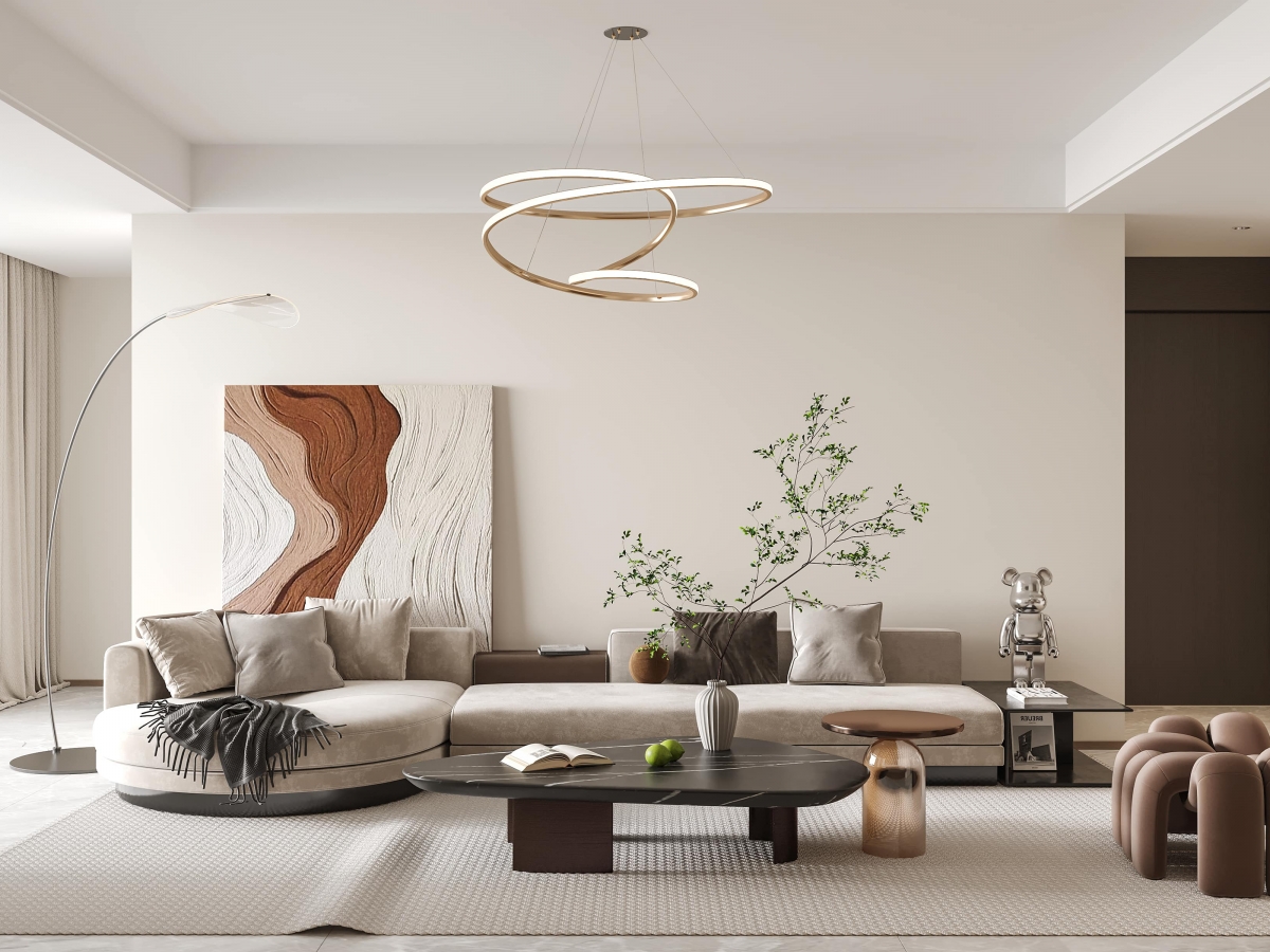 中房花语轩128㎡现代简约风〡 打造极致纯粹的生活空间！