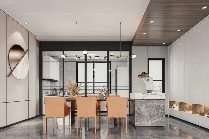 餐厅装修案例图