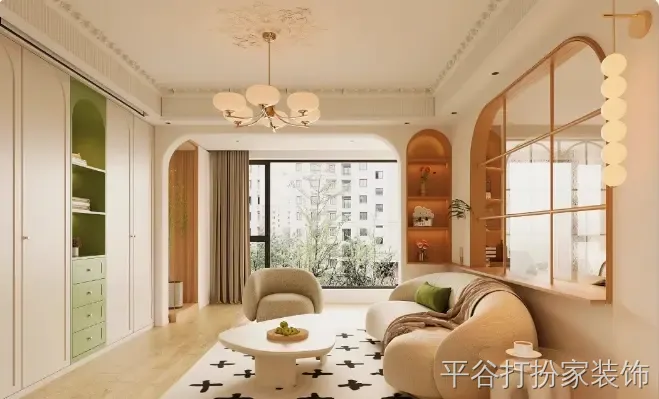 奶油风装修案例图