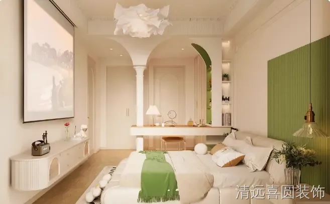 奶油风装修案例图