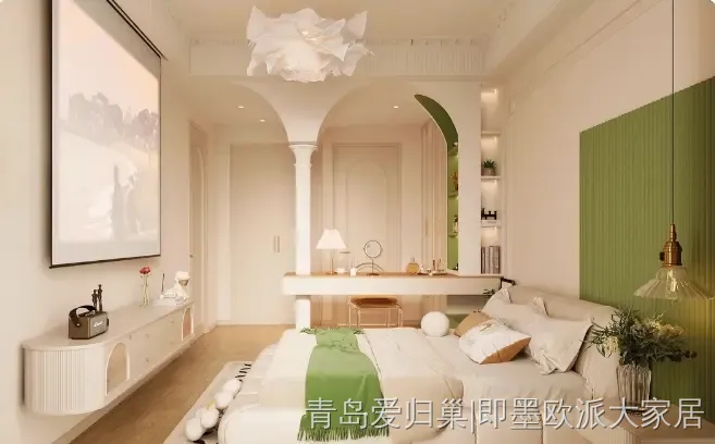 奶油风装修案例图
