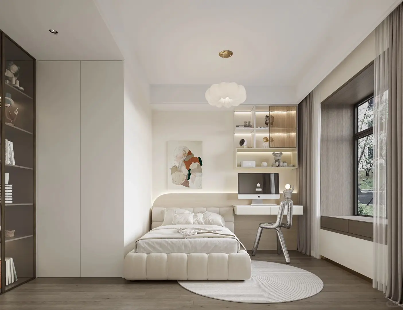 华建天璟融园次卧飘窗尺寸小，装修能优化吗