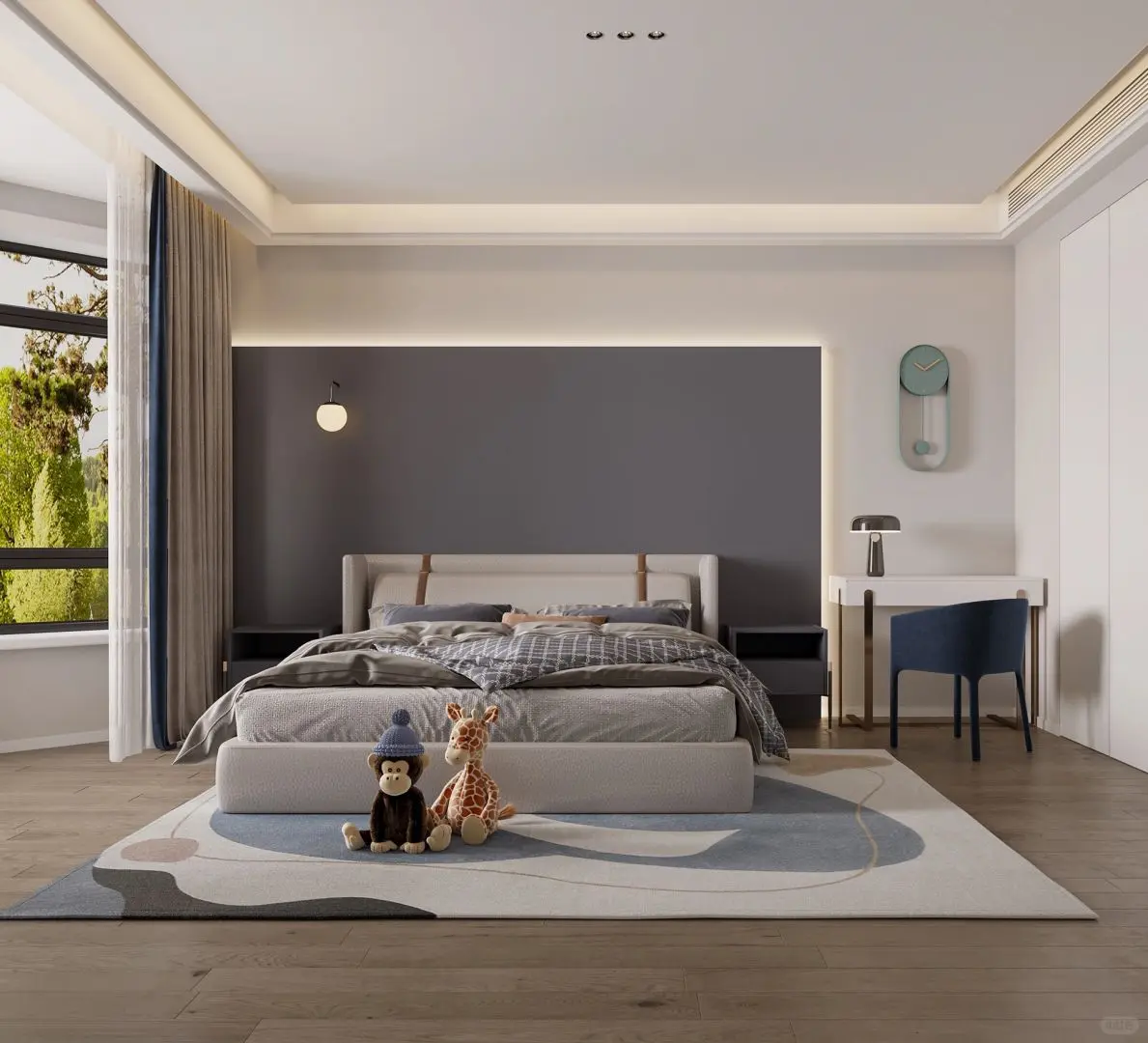 儿童房装修案例图