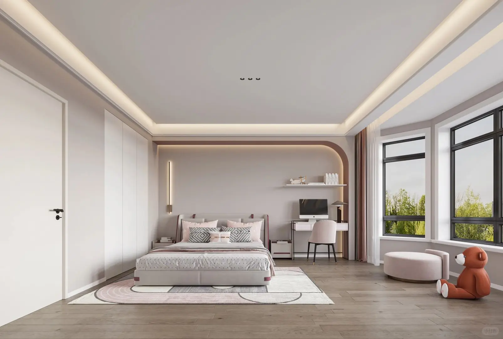 儿童房装修案例图