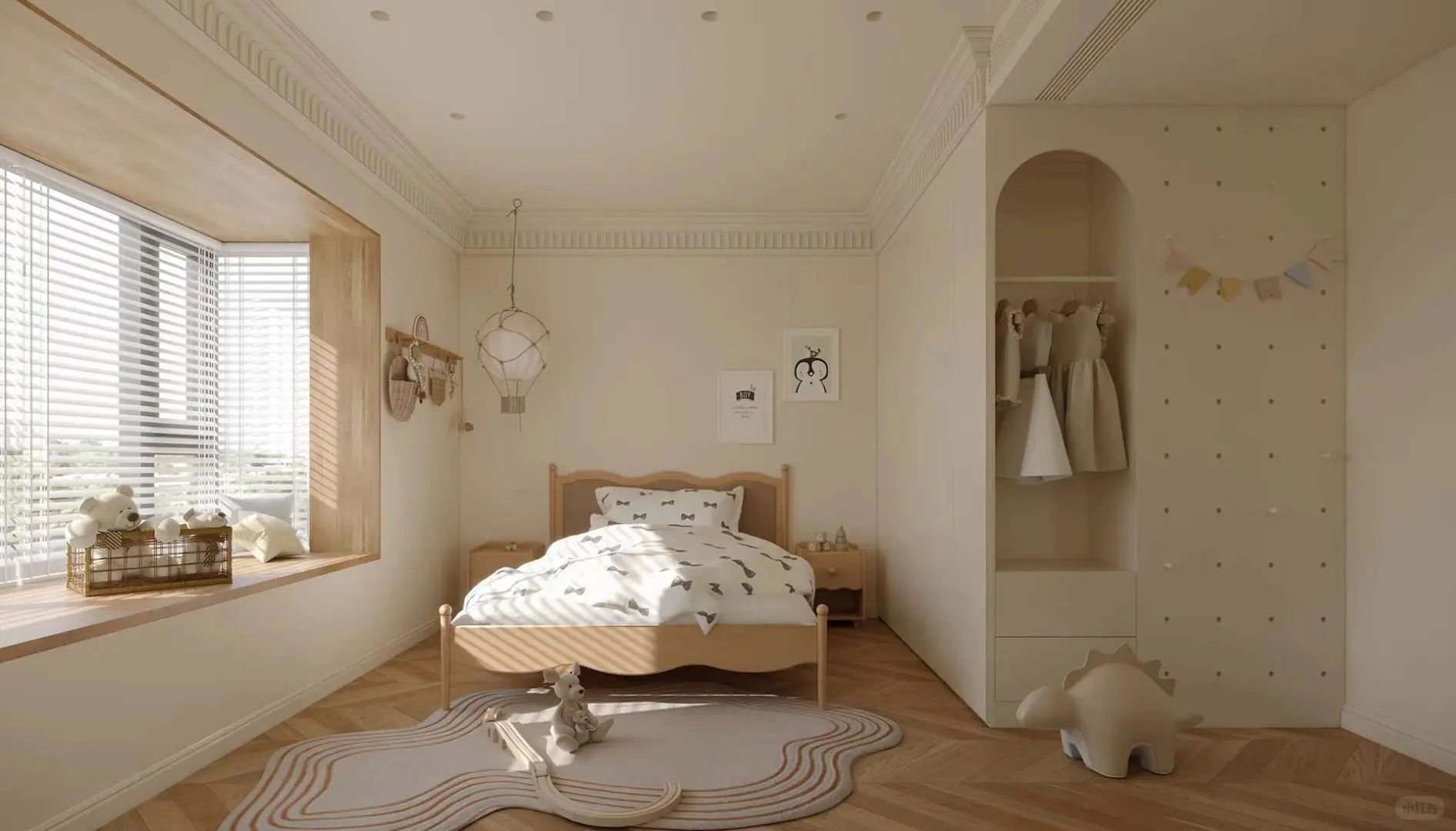 儿童房装修案例图