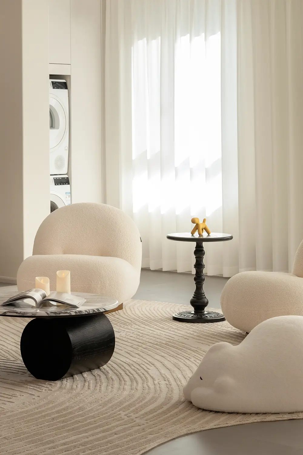 奶油风装修案例图