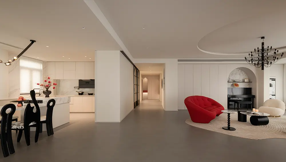 奶油风卧室装修案例图