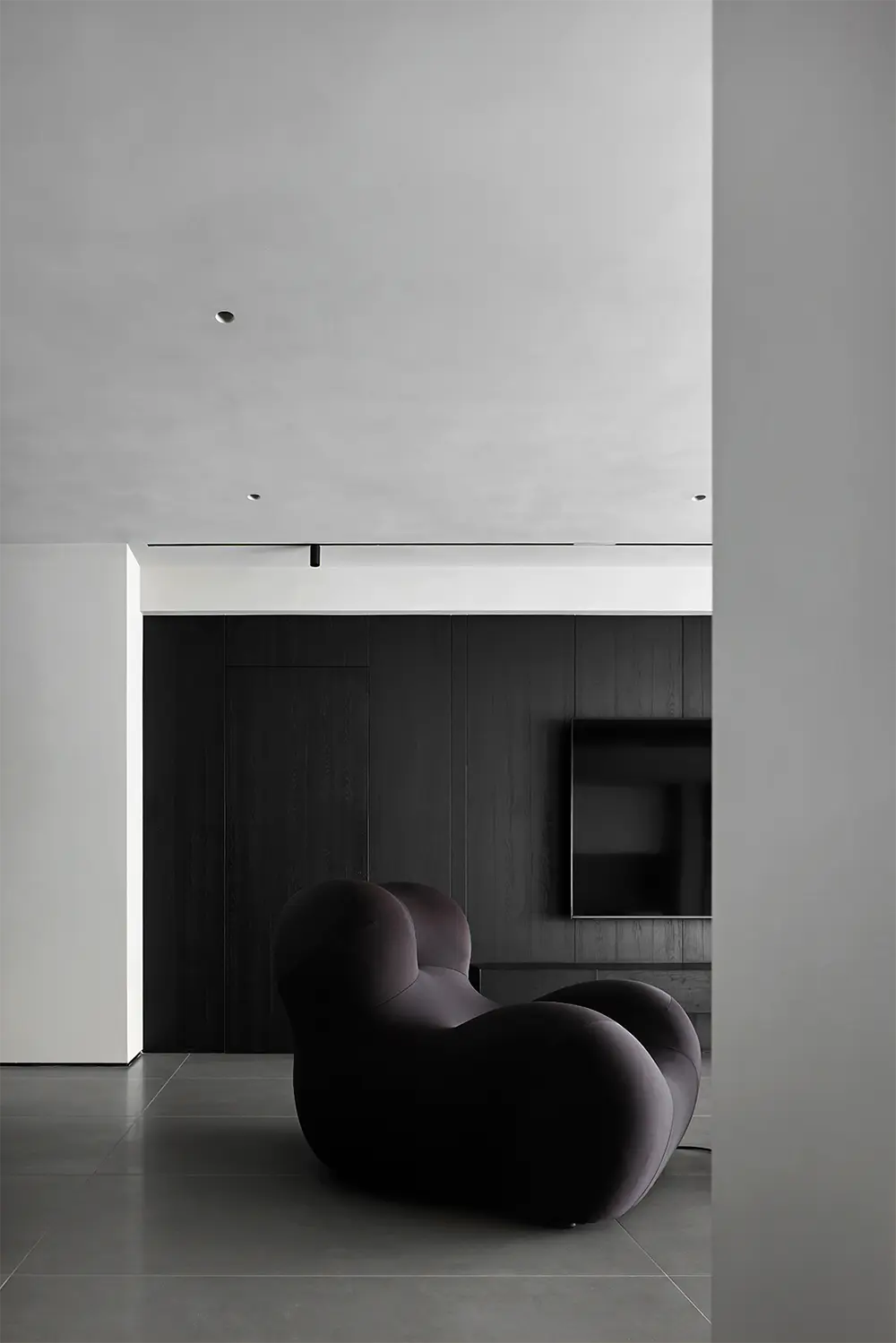 极简风厨房效果图装修案例图