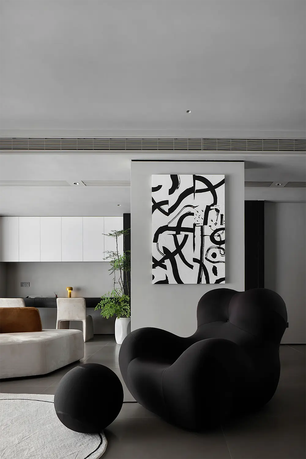 极简风玄关改造装修案例图