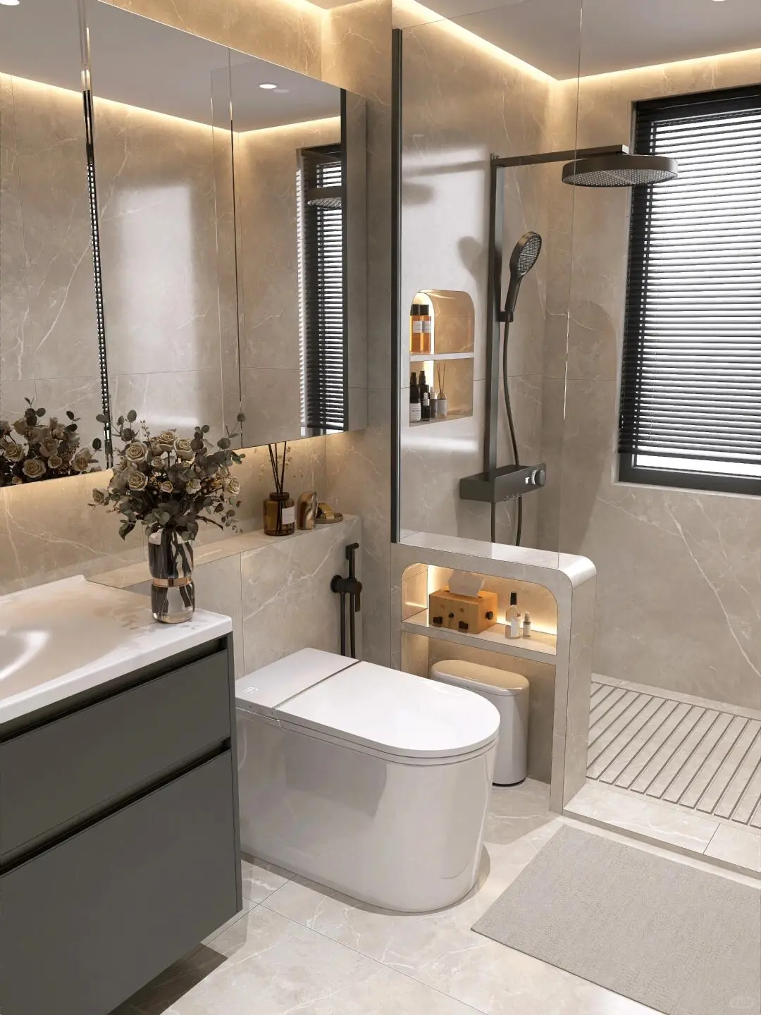 卫生间装修案例图