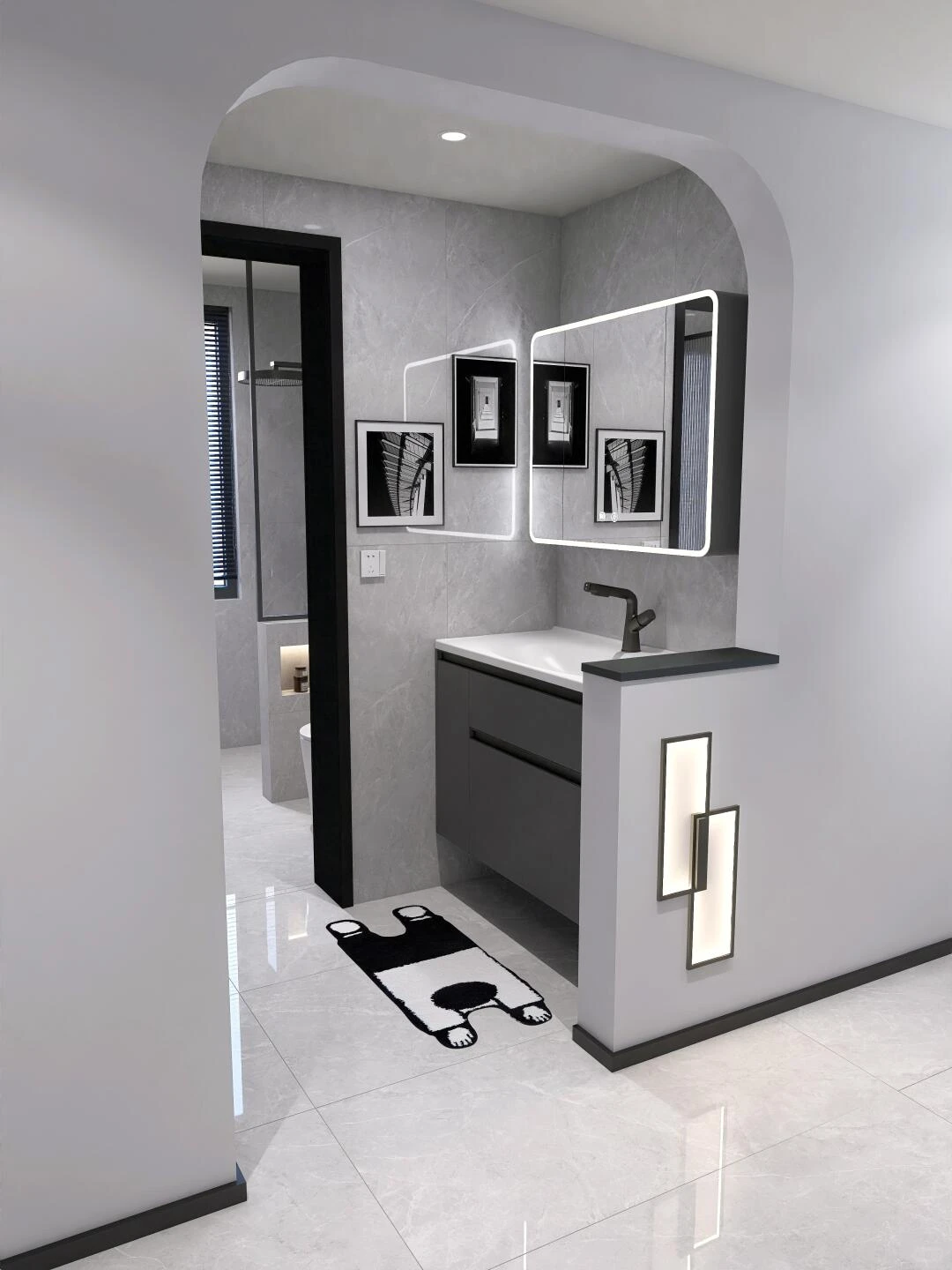 卫生间装修案例图