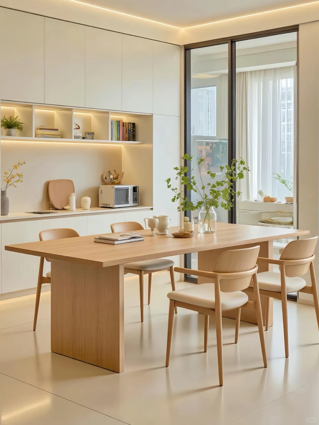 原木风餐厅装修案例图