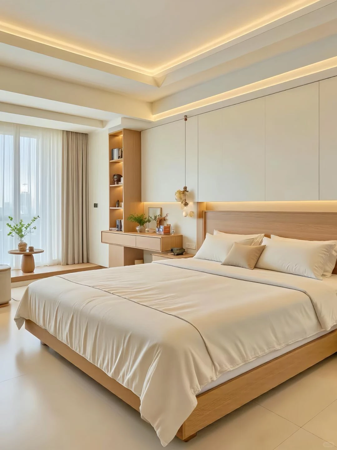 原木风厨房装修案例图