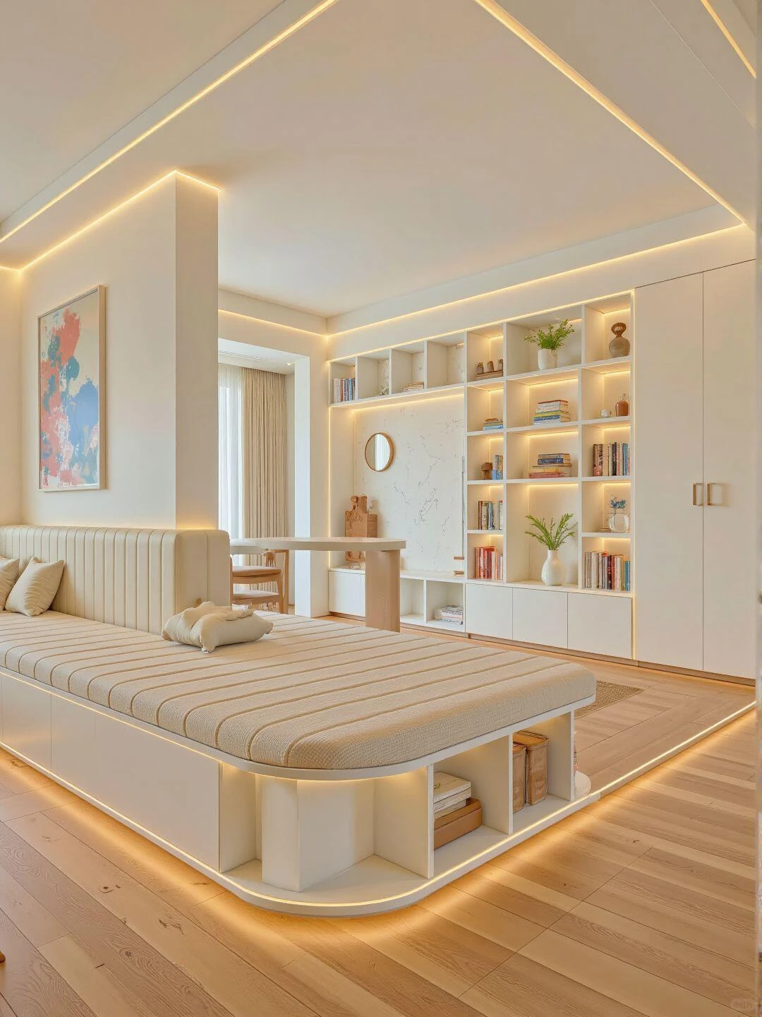 天津西园西丽小区小户型扩容技巧 实用主义翻新方案