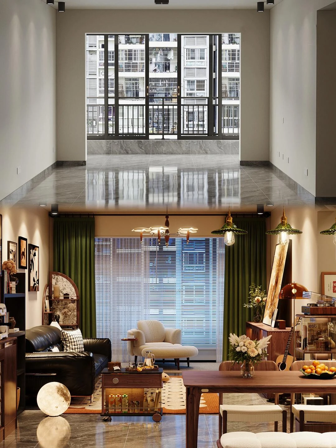 复古风装修案例图