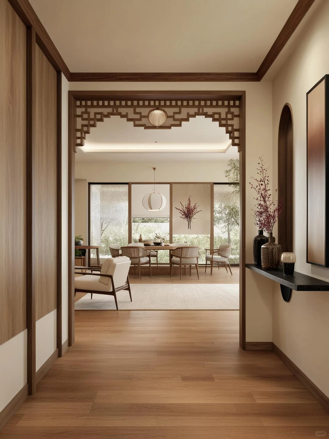 新中式装修案例图