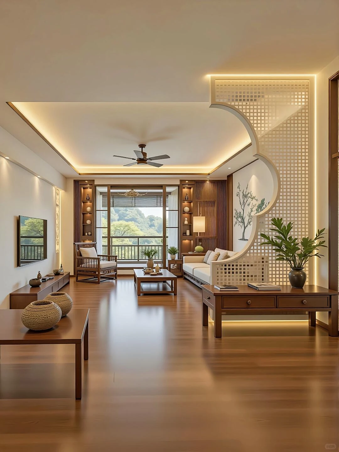 新中式装修案例图